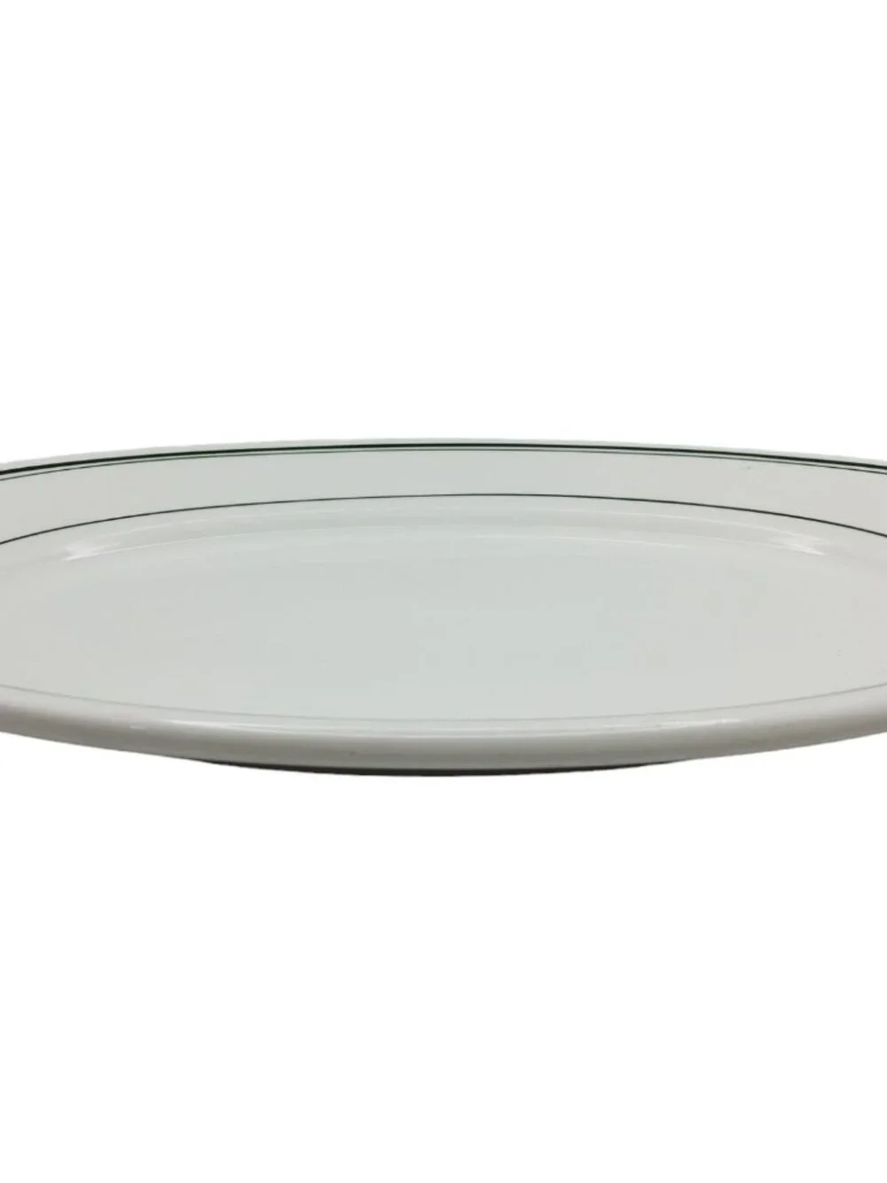 vintage homer laughlin best china green trim 12.25
